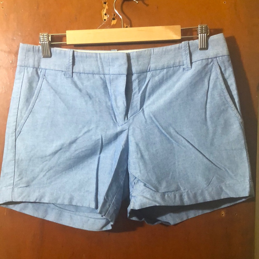 JCrew City Fit size 6 chambray short